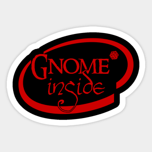 Gnome Inside Sticker